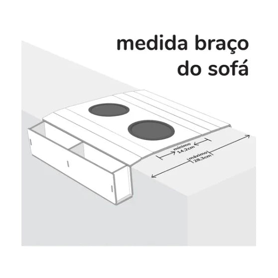 Bandeja para Sofá Com Porta Copos esteira flexível de sofa Madeira direto de Fabrica Promoção hh