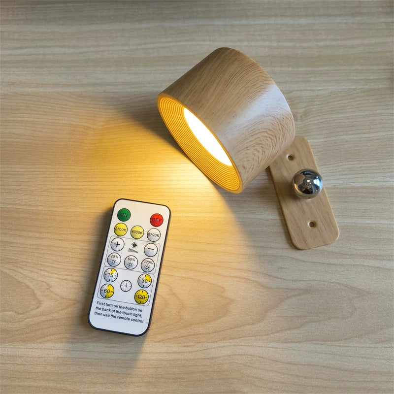 Luminária LED Móvel® Recarregável USB - controle ângulo, intensidade, temperatura e economize